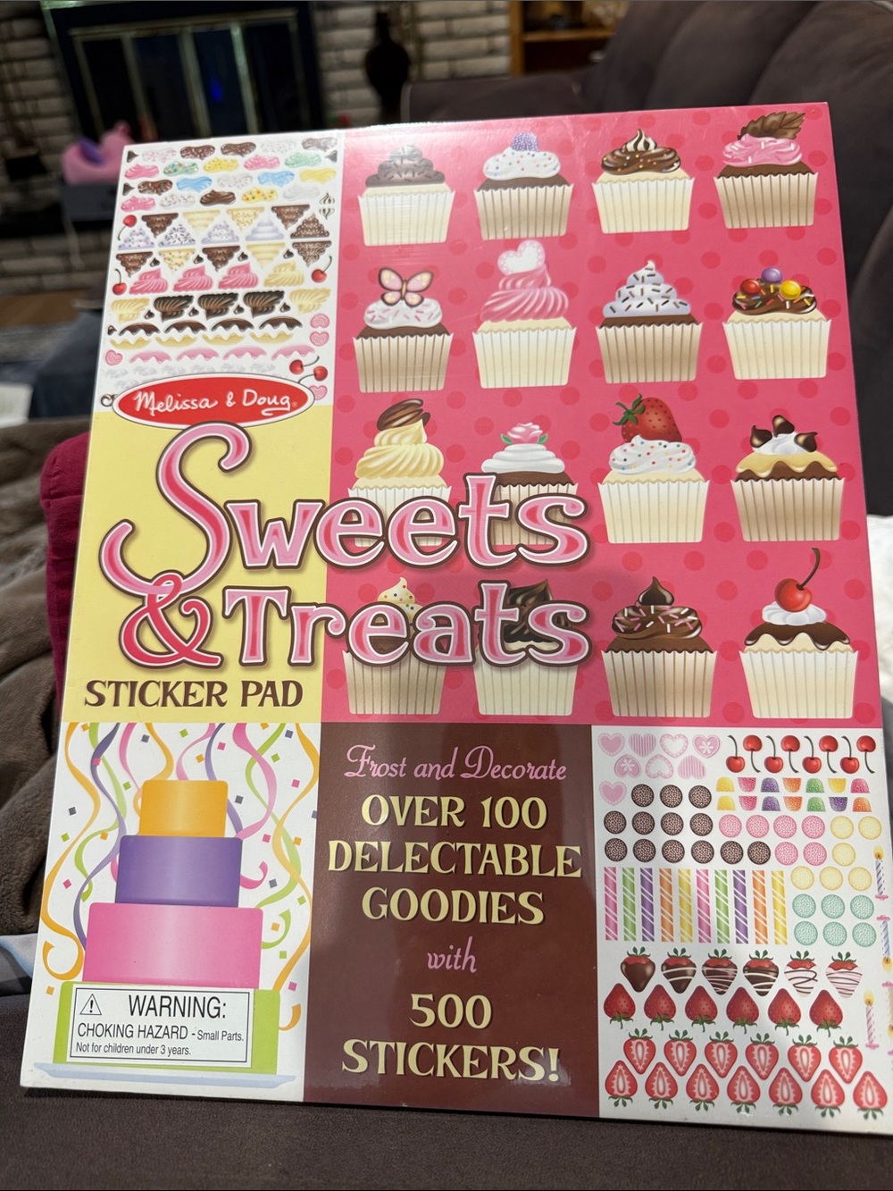 Melissa & Doug Pink Sweets & Treats Sticker Pad